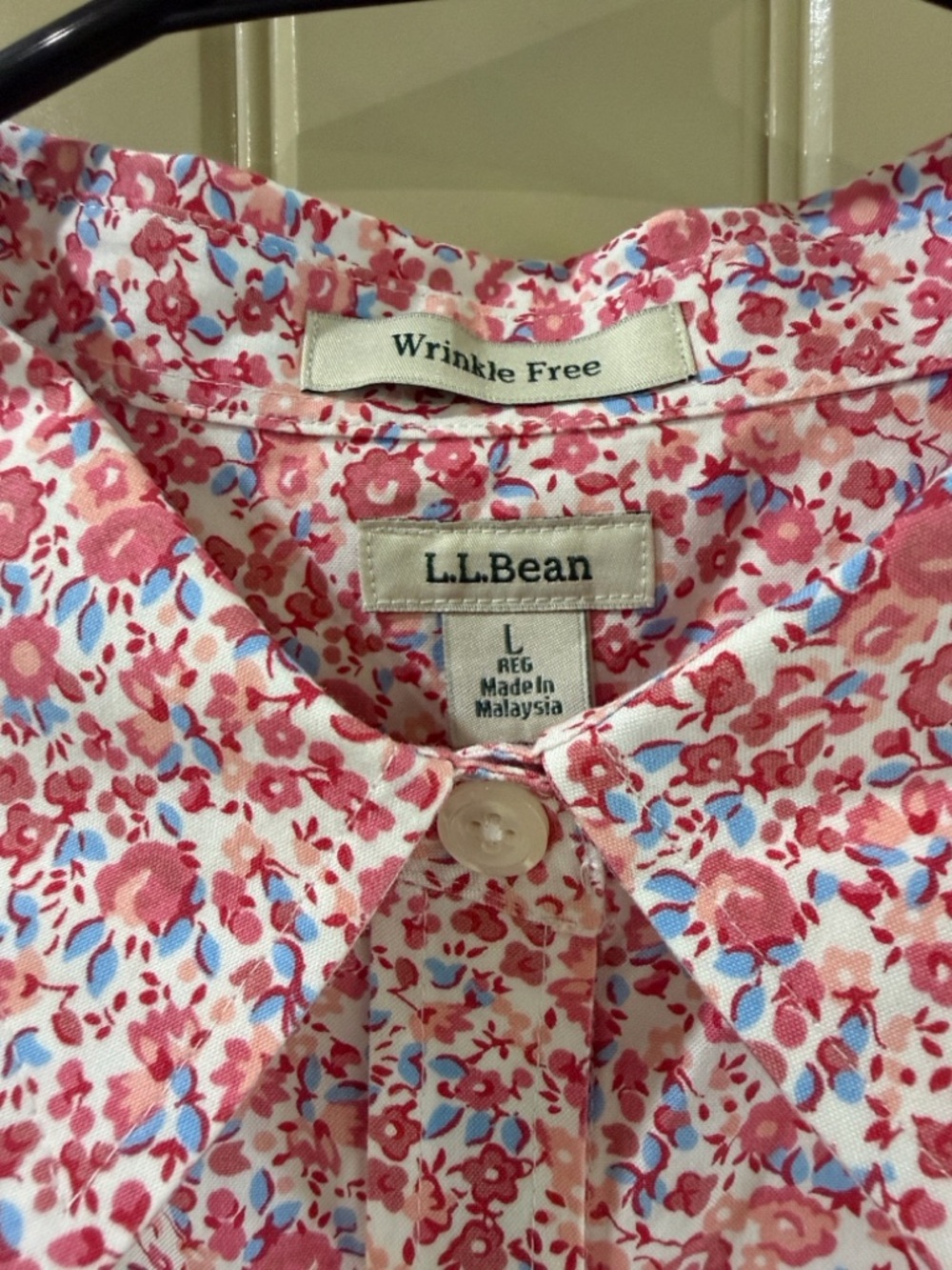 Floral Print Button Down Blouse by L.L. Bean Brand.  NWOT! - Picture 2 of 16